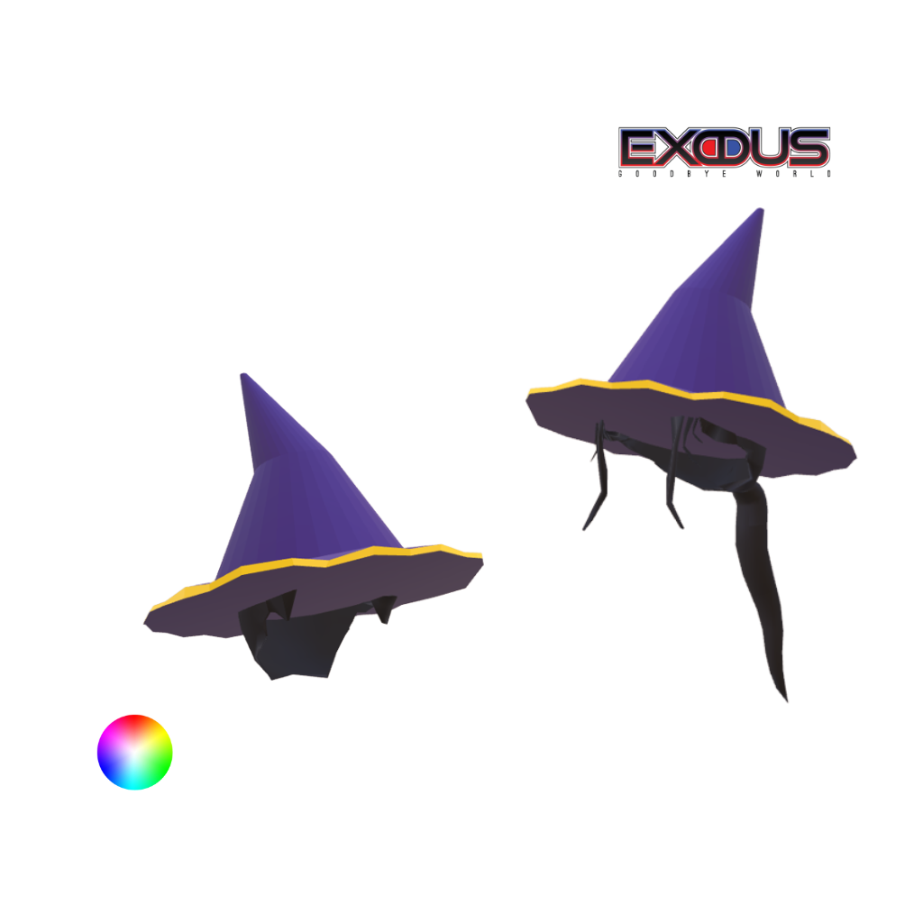 Purple Wizard Hat Decentraland Marketplace