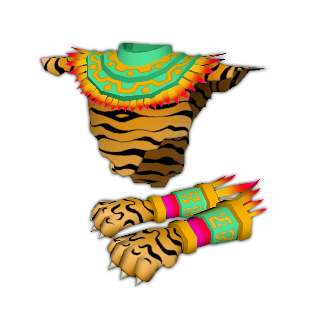 Tiger Warrior s Torso Decentraland Marketplace